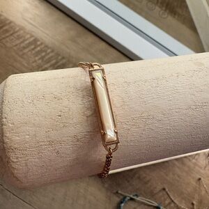 Kendra Scott RosevGold and Cream Bracelet